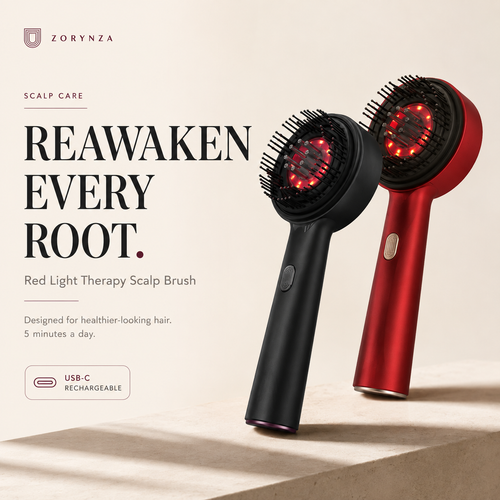 Zorynza™ Red Light Scalp Brush