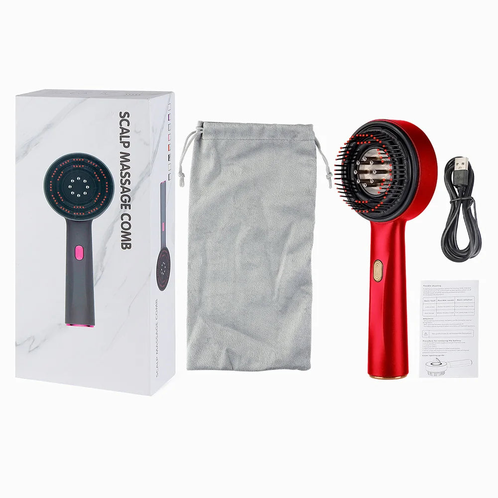 LuminaGrow™ Red Light Scalp Brush