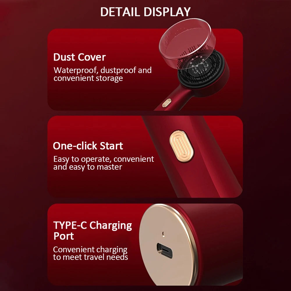 LuminaGrow™ Red Light Scalp Brush