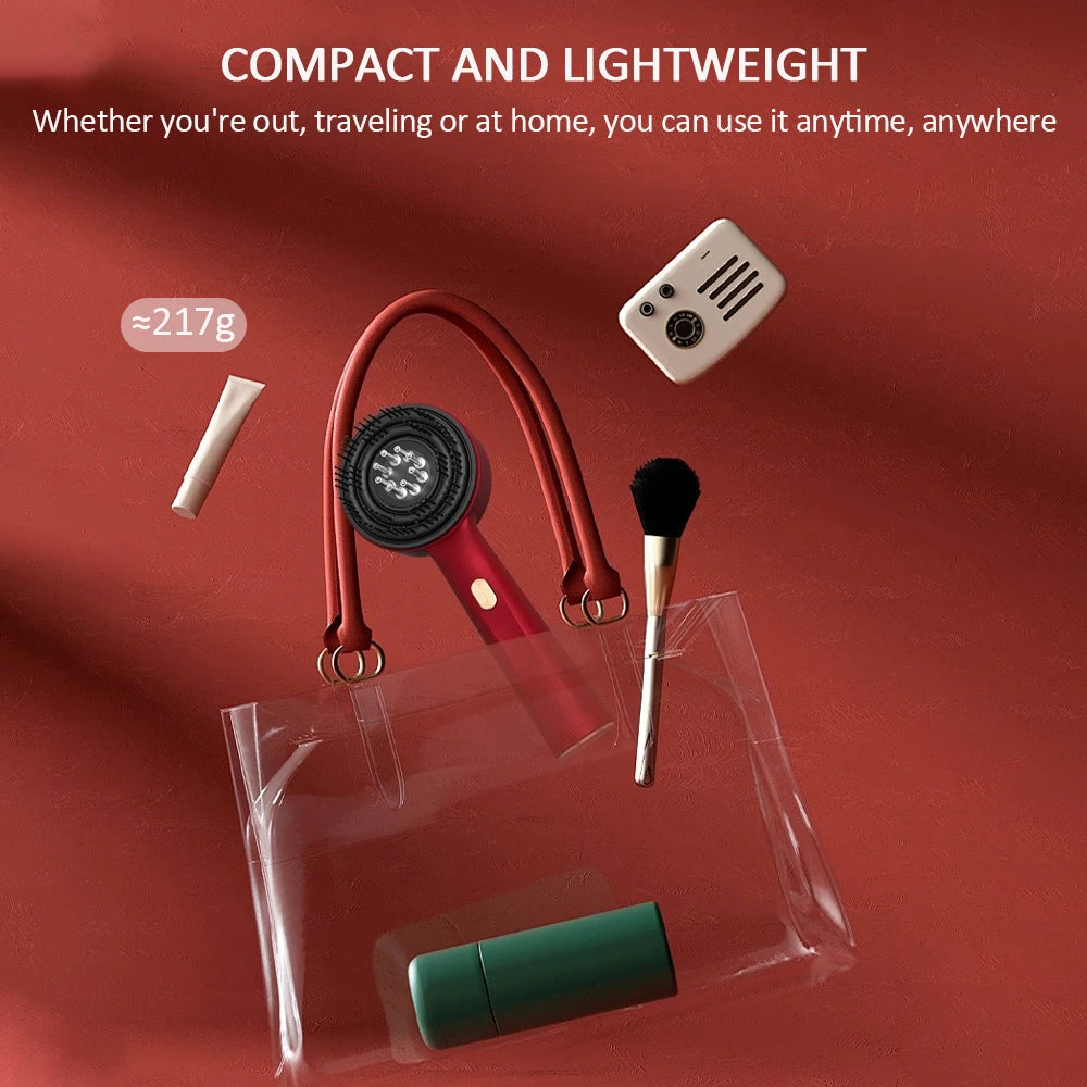 LuminaGrow™ Red Light Scalp Brush