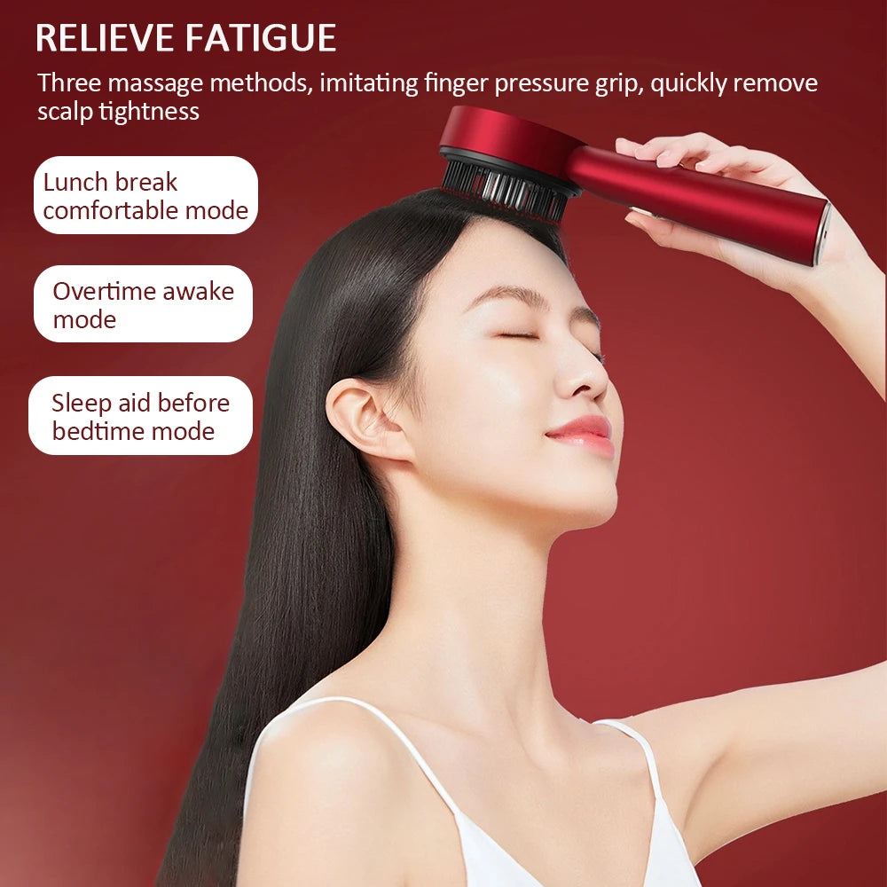 LuminaGrow™ Red Light Scalp Brush