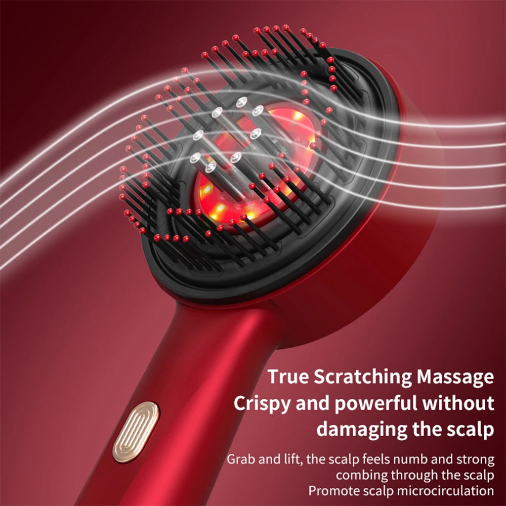 LuminaGrow™ Red Light Scalp Brush